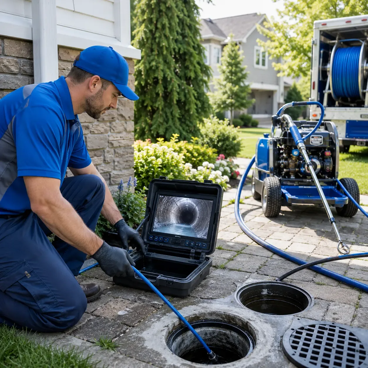 Outdoor drain cleaning professionals serving French Village, MO